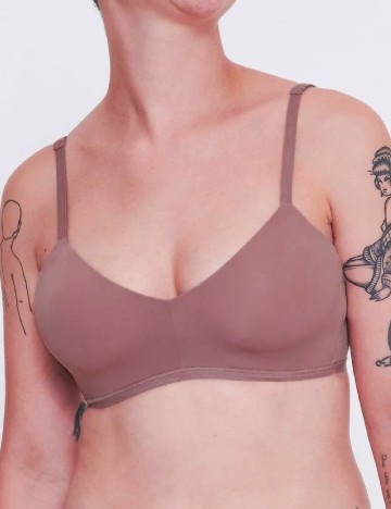 Sutien Sloggi by Triumph Plus Size, roz pudra inchis