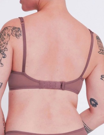Sutien Sloggi by Triumph Plus Size, roz pudra inchis