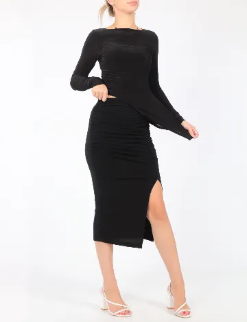 Fusta SHEIN, negru Negru