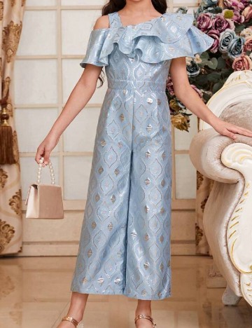 Salopeta Shein Kids, albastru