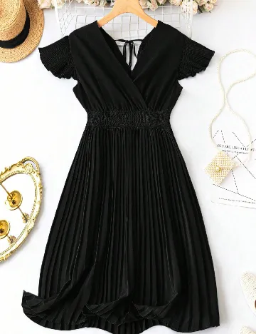 Rochie medie SHEIN CURVE, negru Negru
