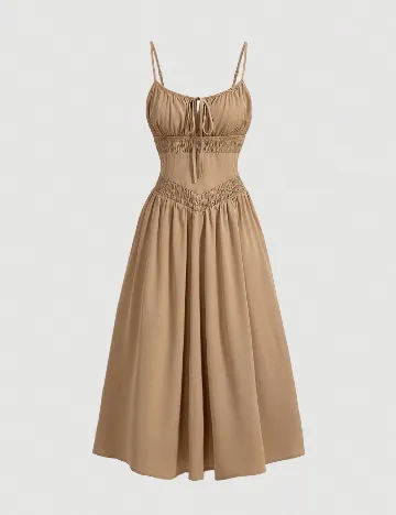 Rochie lunga SHEIN, maro Maro