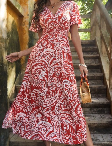 Rochie medie SHEIN, rosu
