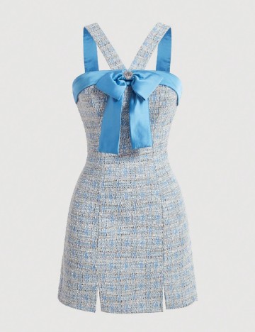 Rochie scurta SHEIN, bleu
