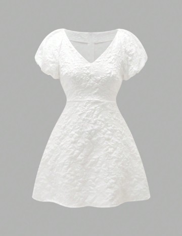 Rochie scurta SHEIN, alb