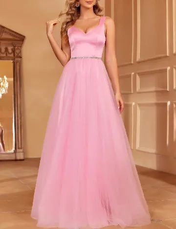 Rochie lunga SHEIN, roz Roz