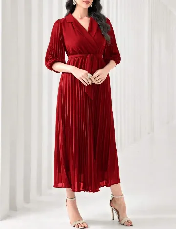 Rochie lunga SHEIN, rosu Rosu