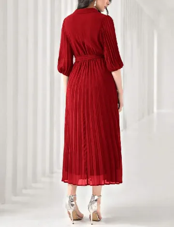 Rochie lunga SHEIN, rosu Rosu