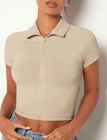 Top SHEIN, bej Crem