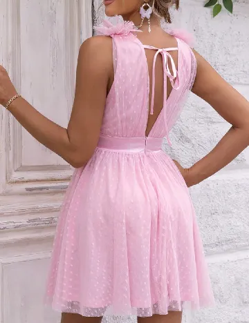 Rochie scurta SHEIN, roz Roz