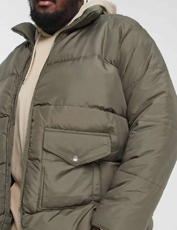 Geaca Another Influence Plus Size, verde