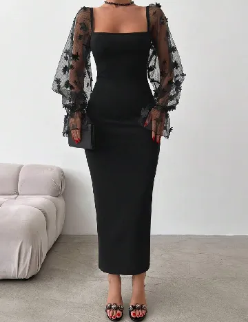 Rochie lunga SHEIN, negru Negru
