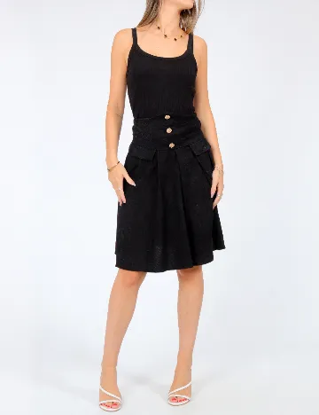 Fusta Shein Kids, negru