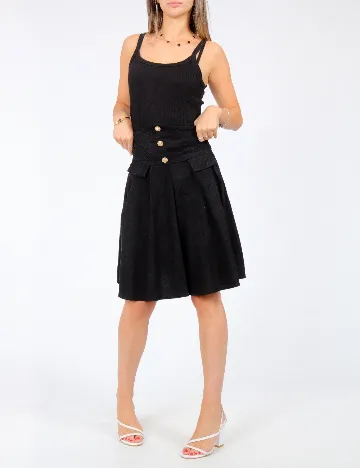 Fusta Shein Kids, negru