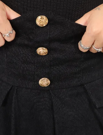 Fusta Shein Kids, negru