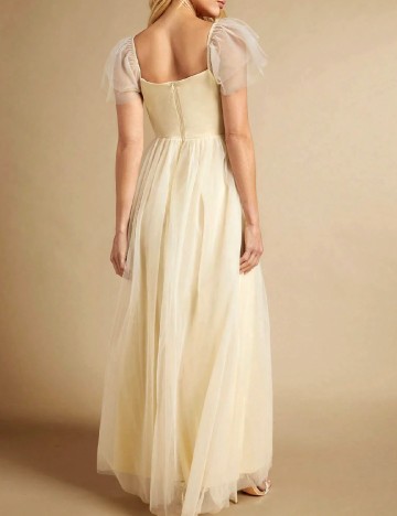 Rochie lunga SHEIN, galben deschis