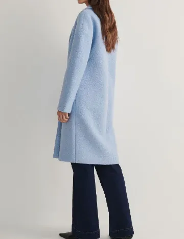 Palton oversize Reserved, albastru Albastru