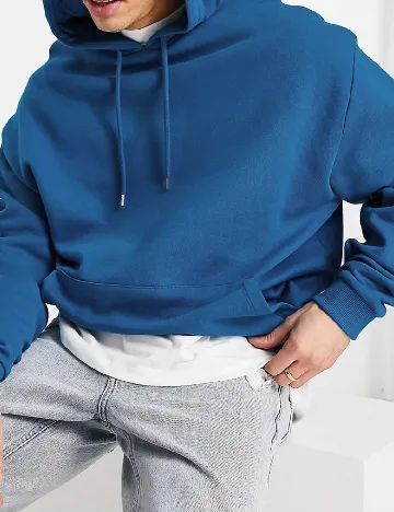 Hanorac ASOS, albastru Albastru