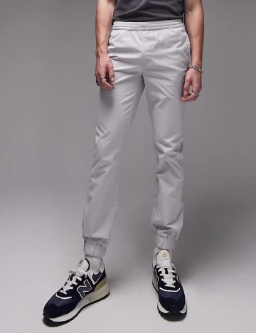 Pantaloni Topman, gri deschis Gri