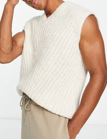 Vesta ASOS, ecru Alb