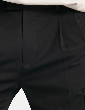 Pantaloni Topman, negru