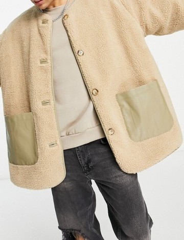 Geaca reversibila ASOS, verde