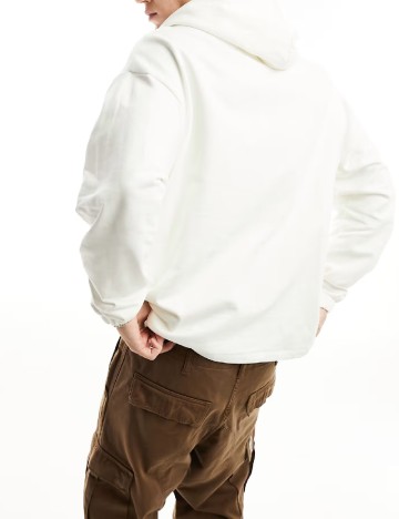 Hanorac Oversize ASOS, alb