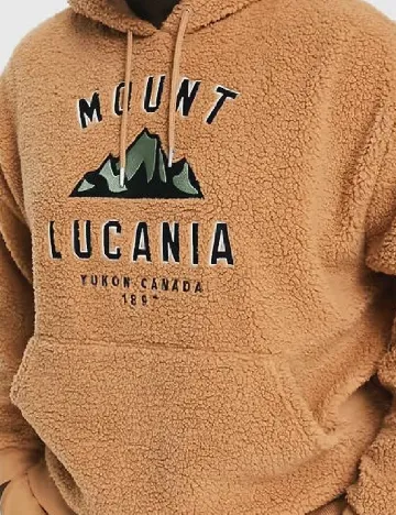 Hanorac Oversize ASOS, maro