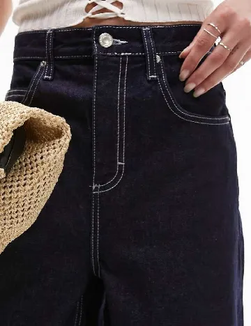 Blugi Top Shop, albastru Albastru