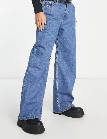 Blugi ASOS, albastru Albastru