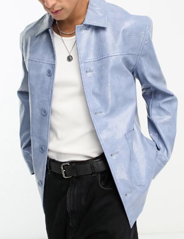 Jacheta ASOS, albastru