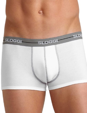 Set Boxeri 2 perechi Sloggi by Triumph, alb/negru