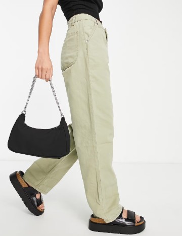 Pantaloni ASOS, verde