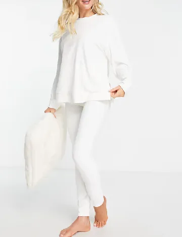 Compleu ASOS, ecru Alb