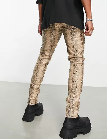 Pantaloni ASOS, imprimeu sarpe