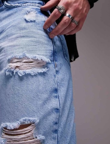 Blugi Topman, albastru