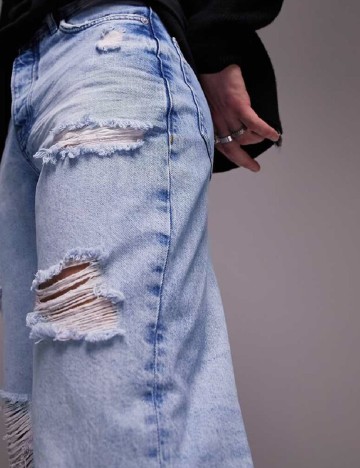 Blugi Topman, albastru