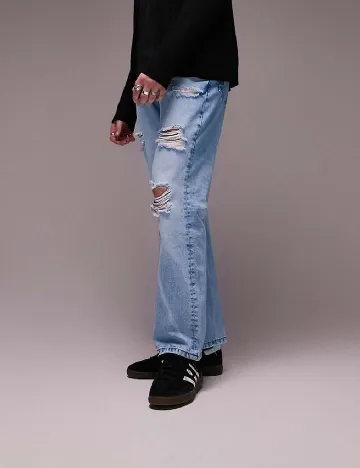 Blugi Topman, albastru