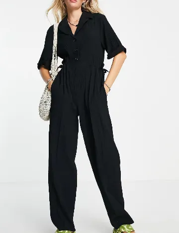 Salopeta Top Shop, negru Negru