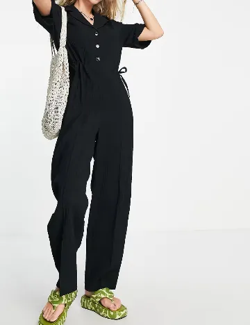 Salopeta Top Shop, negru Negru
