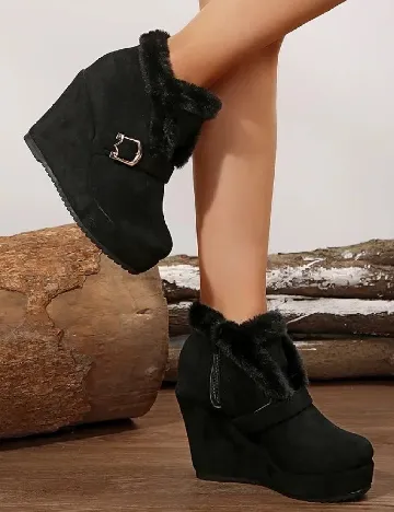 Botine SHEIN, negru Negru