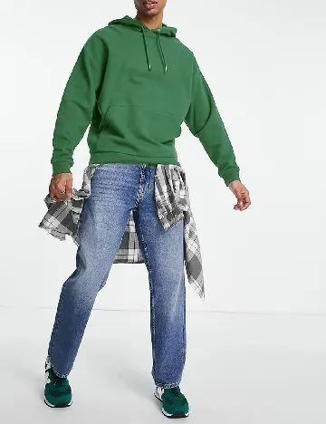 Hanorac Oversize ASOS, verde Verde