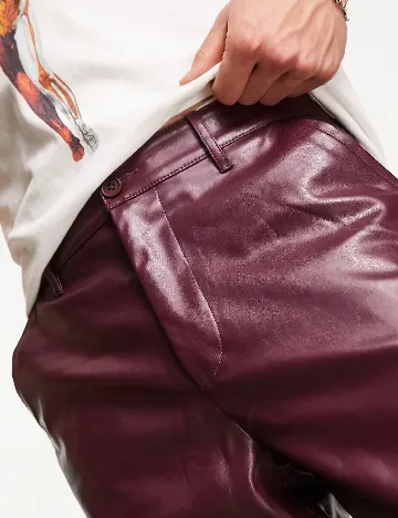 Pantaloni ASOS, pruna Mov
