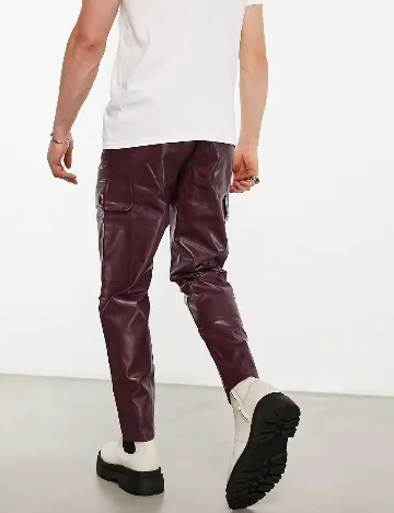 Pantaloni ASOS, pruna Mov