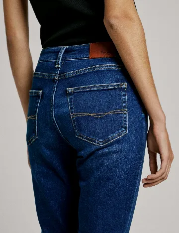 Blugi Pepe Jeans, bleumarin Albastru
