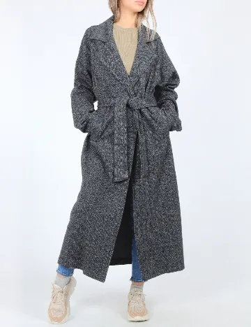 Palton Noisy May, gri/negru Gri