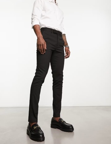 Set pantaloni 2 perechi ASOS, negru/gri