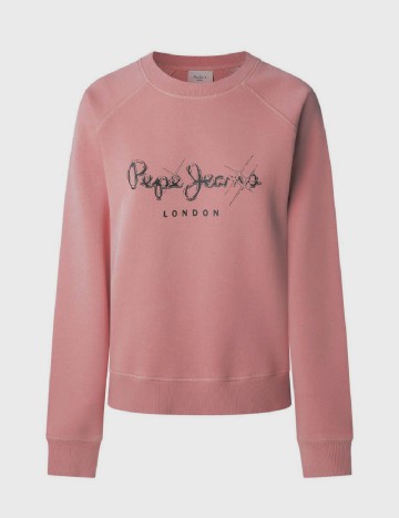 Bluza Pepe Jeans, roz pudra