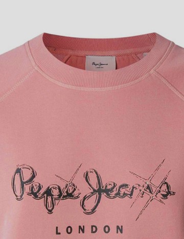 Bluza Pepe Jeans, roz pudra
