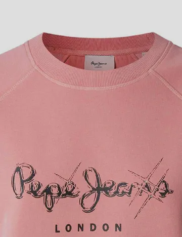 Bluza Pepe Jeans, roz pudra Roz